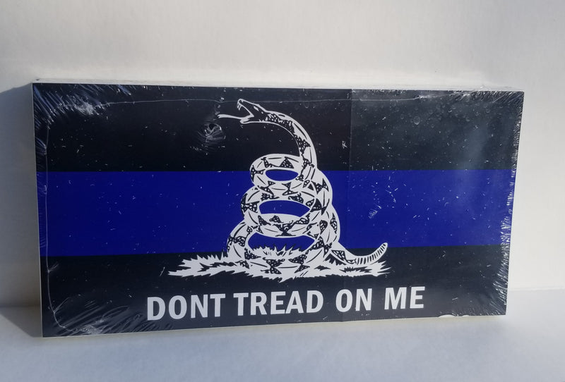 Gadsden Blue Line Police Memorial Bumper Sticker