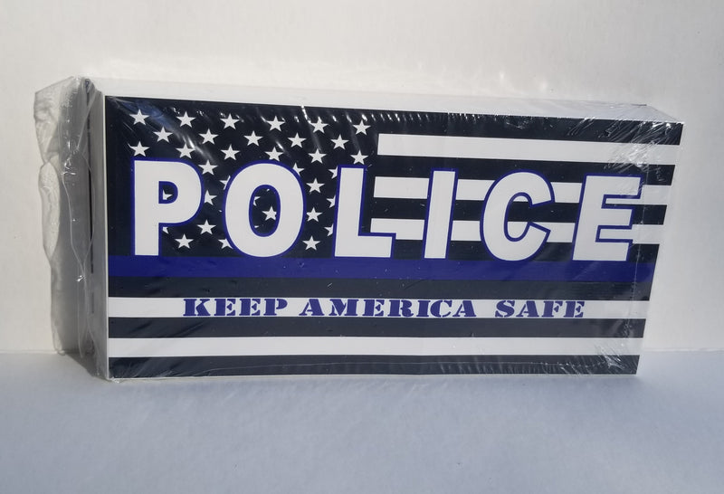 Police Keep America Safe US Police Memorial Bumper Sticker