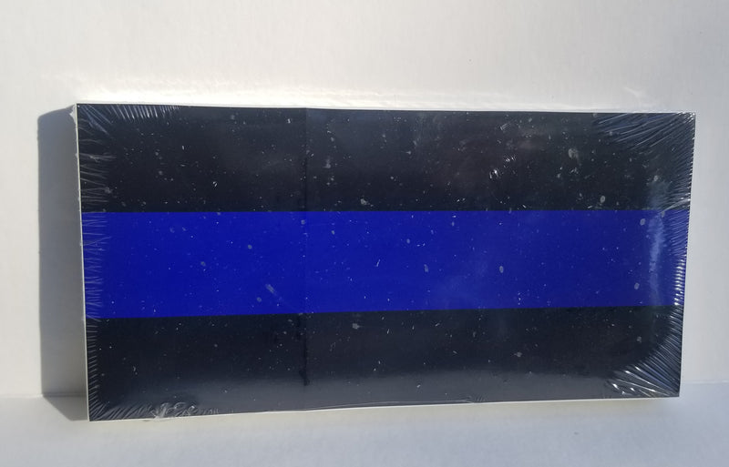 Blue Line Police Memorial Bumper Sticker