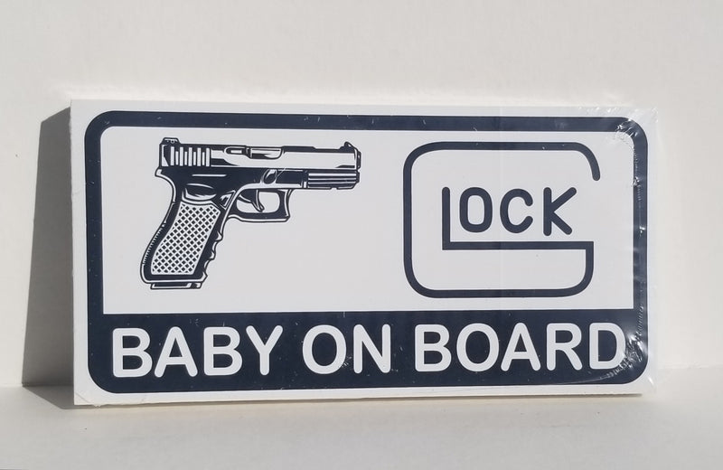 Glock Baby On Board Bumper Sticker