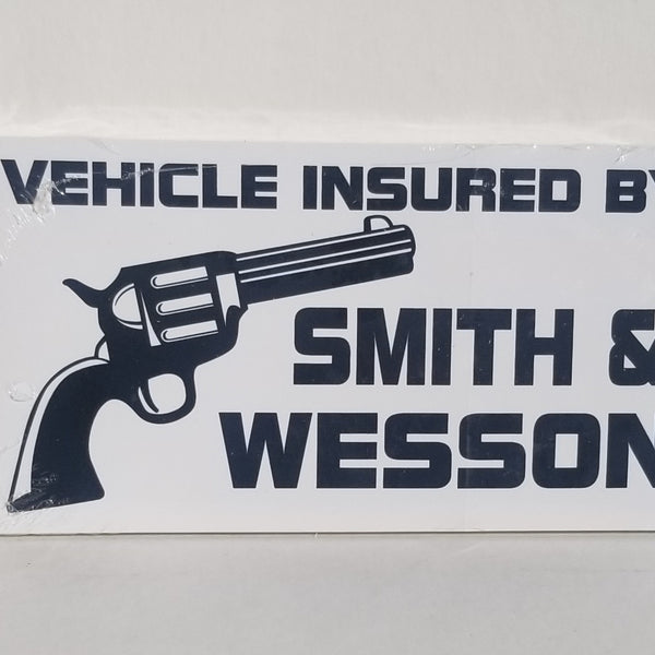 Smith & Wesson Reflective Decal - Vinyl Sticker For Car, Truck, Window, Gear