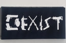 Coexist Guns 2nd Amendment Black Bumper Sticker