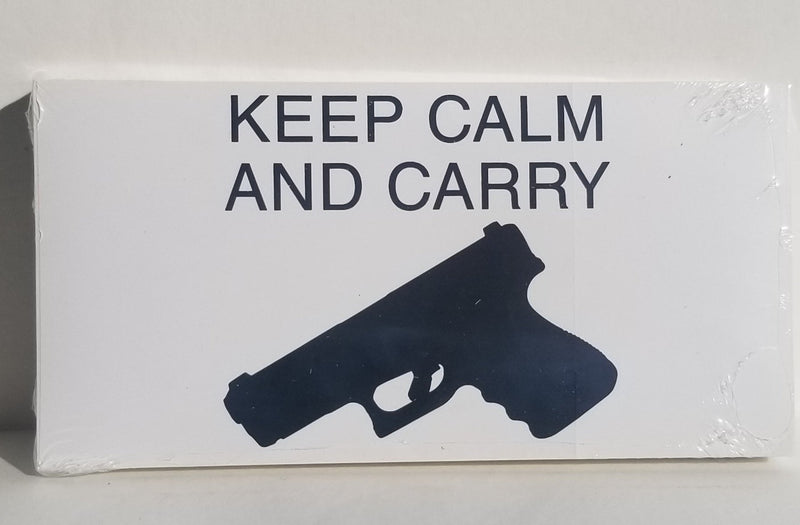 Keep Calm And Carry Bumper Sticker