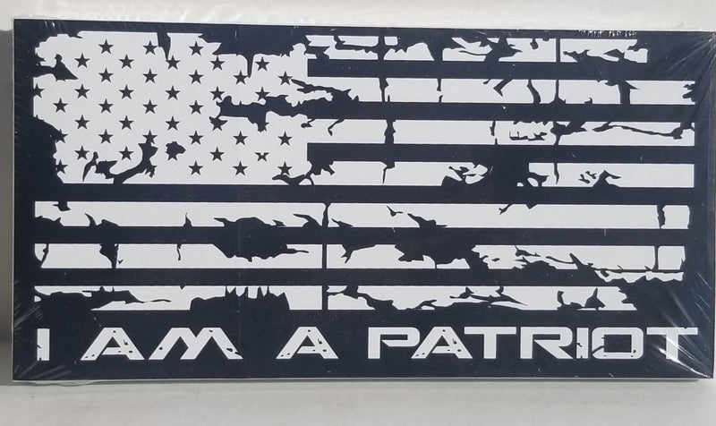 I Am A Patriot Bumper Sticker