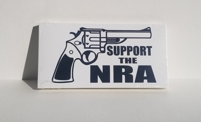 Support The NRA Revolver Bumper Sticker