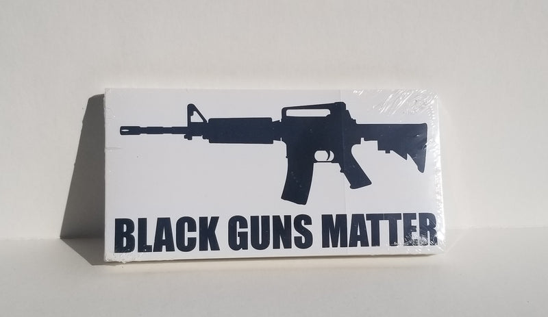 Black Guns Matter M4 Bumper Sticker