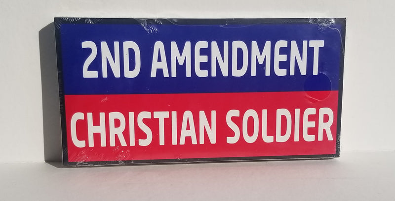 2nd Amendment Christian Soldier Bumper Sticker