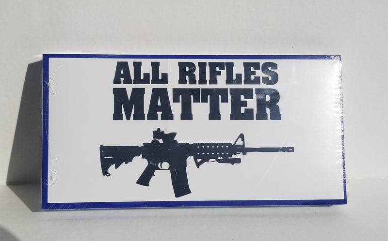 All Rifles Matter M4 Bumper Sticker