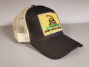 Gadsden Patch Black & Yellow Embroidered Cap Mesh Back