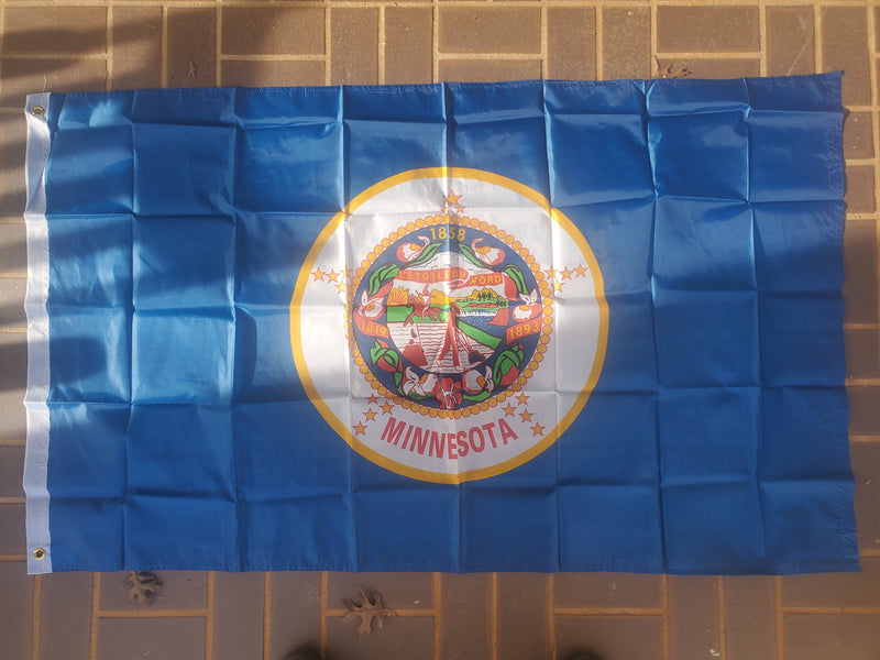 Minnesota Flag Since 1893 2x3 Feet Nylon