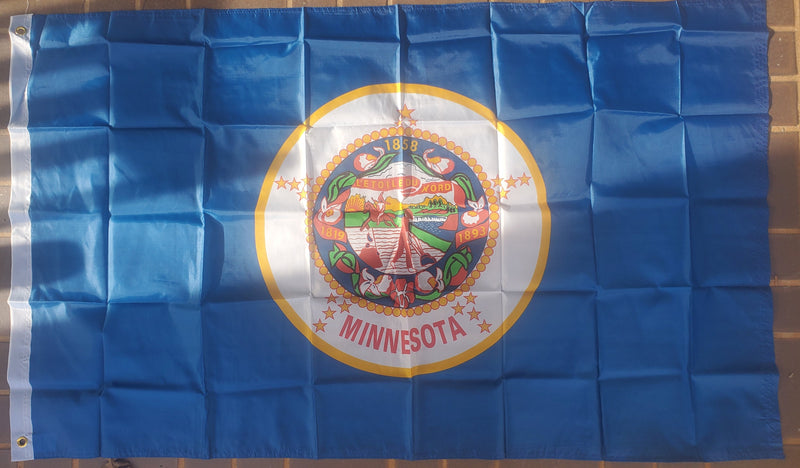 Minnesota Flag Since 1893 3x5 Feet Nylon