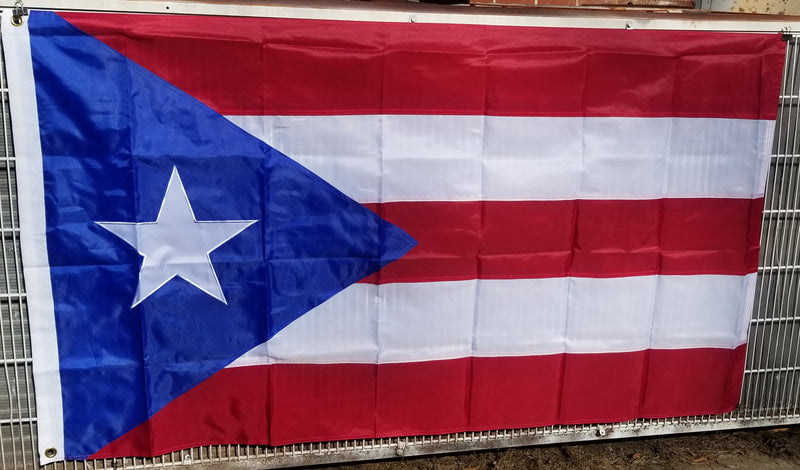 Puerto Rico Official Flag 3x5 Feet Nylon 210D Waterproof Embroidered