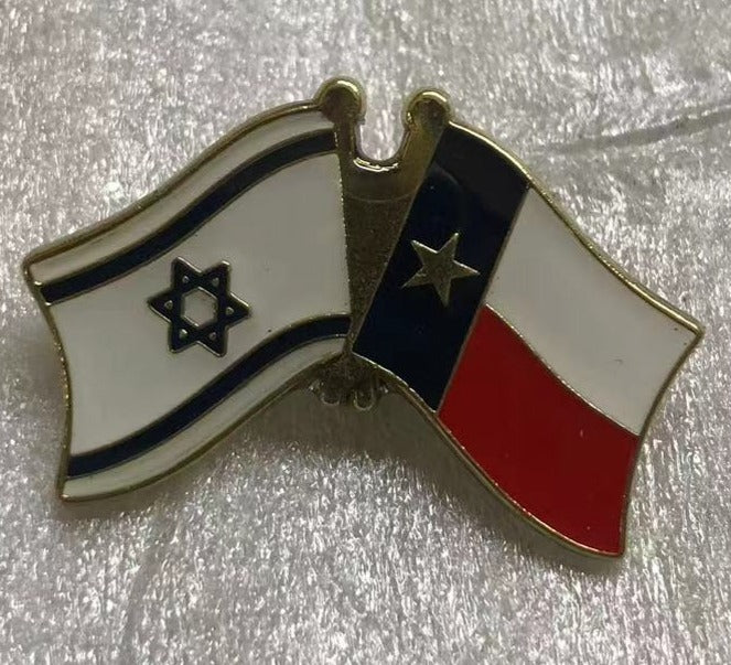 Israel & Texas Friendship Lapel Pin