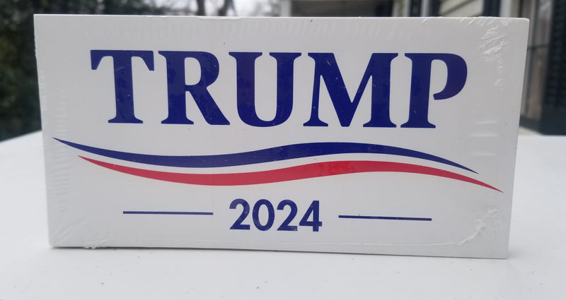 Trump 2024 Wave Bumper Stickers Made in USA