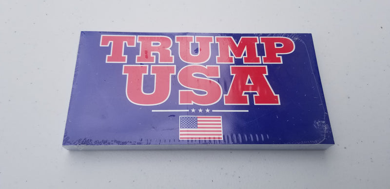 Trump USA Bumper Sticker American Flag Made in USA