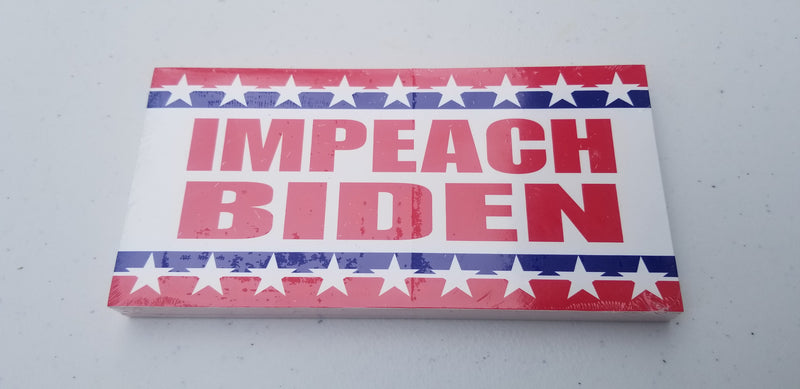 Impeach Biden Bumper Sticker Trump Nation