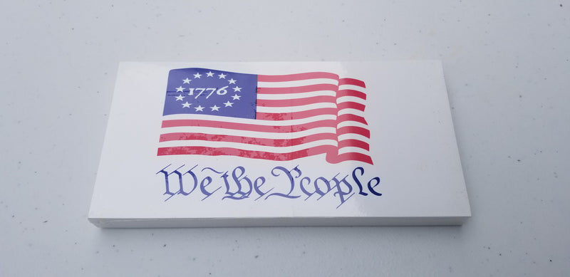 Betsy Ross 1776 We The People Bumper Sticker Made in USA