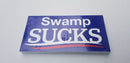 Swamp Sucks Wave Blue Bumper Sticker