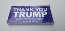 Thank You Trump Save America Again Bumper Sticker Made in USA