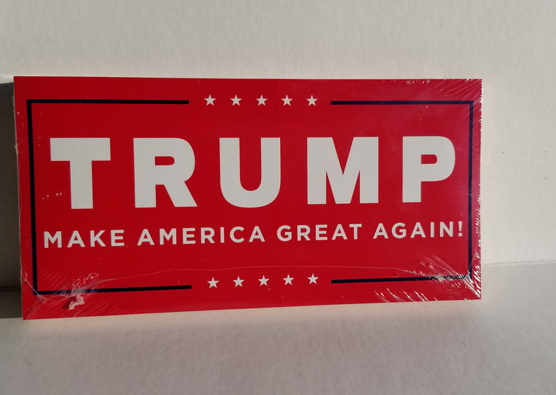 Trump Make America Great Again Red Bumper Sticker