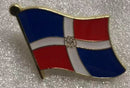 Dominican Republic Wavy Lapel Pin