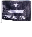 Gonzales Come And Take It Black 12"x18" Car Flag ROUGH TEX® Knit Double Sided