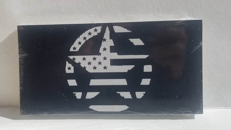 Texas American Made in USA - Bumper Stickers American Flag in Blackout USA Jeep Lone Star Edition