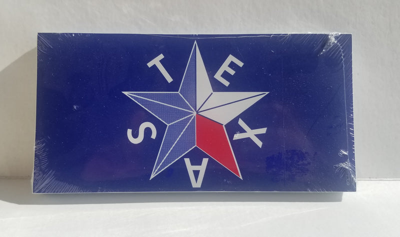 Texas Lone Star Bumper Stickers Made in USA