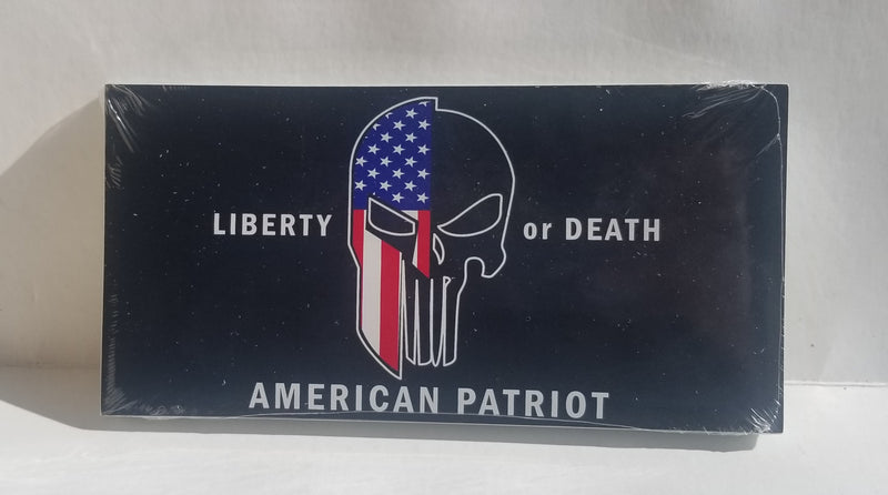 American Patriot USA Blackout Distressed Bumper Stickers Blackout American Made Liberty or Death