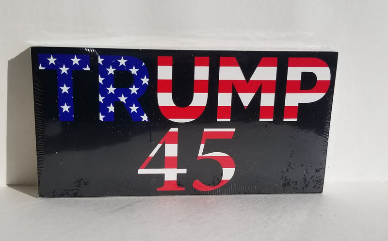 Trump 45 Bumper Stickers Made in USA