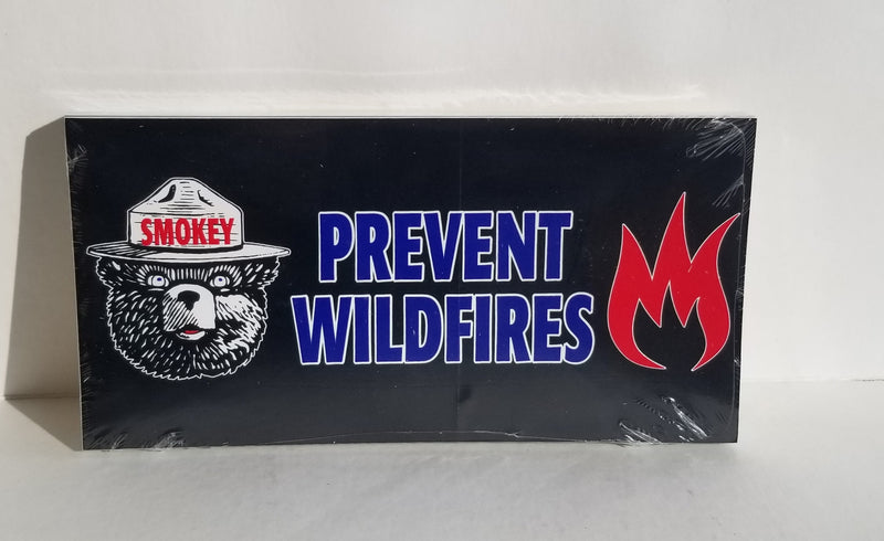 Prevent Wildfire Bumper Stickers Made in USA