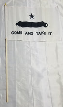 Gonzales Come & Take It 12"x18" Stick Flags Texas 12x18 Inch Flags