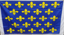 French Flag 100D 3X5 Kingdom of France VIII  BARCODE 950924 Fleur de Lis