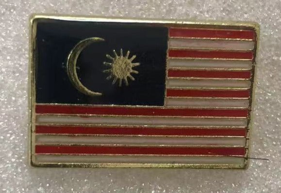Malaysia Rectangle Lapel Pin