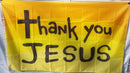 Thank You Jesus 3'X5' Flag ROUGH TEX® 100D Christian Cross USA Church