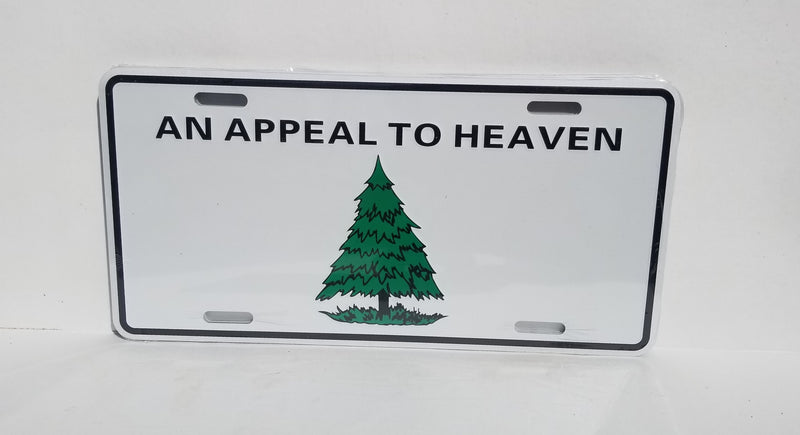 An Appeal To Heaven Embossed License Plate