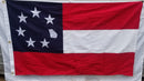 Georgia Stars and Bars Flag 1861 3'x5' 100% Cotton Sewn