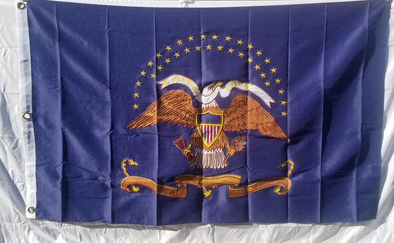 Union Regiment USA Embroidered 2Ply 600D Rough Tex Flag 3x5 Feet