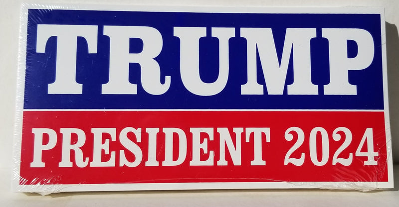 Trump President 2024 Bumper Stickers Made in USA