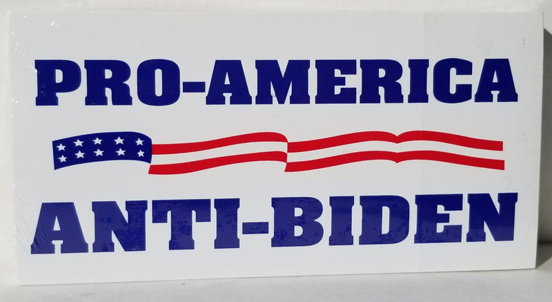 Pro America Anti Biden USA Bumper Stickers Made in USA