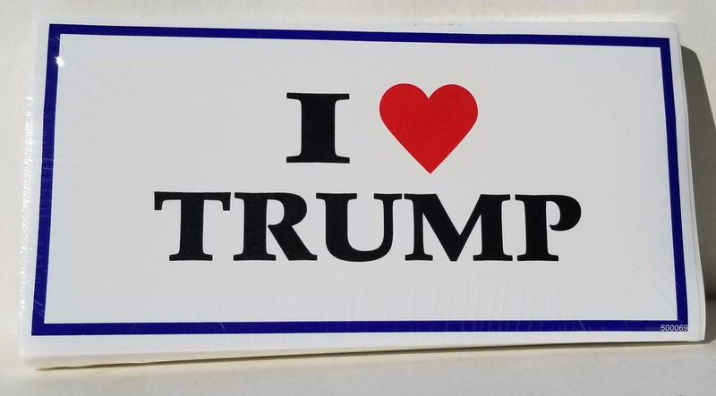 I Love Trump Bumper Stickers Made in USA
