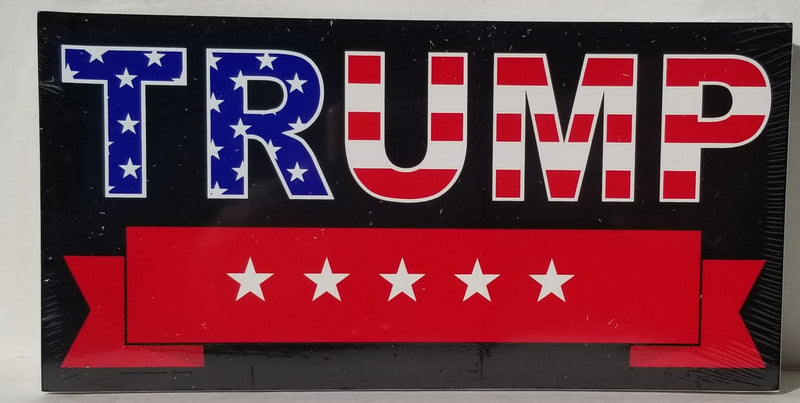Trump USA 5 Stars Bumper Stickers Made in USA