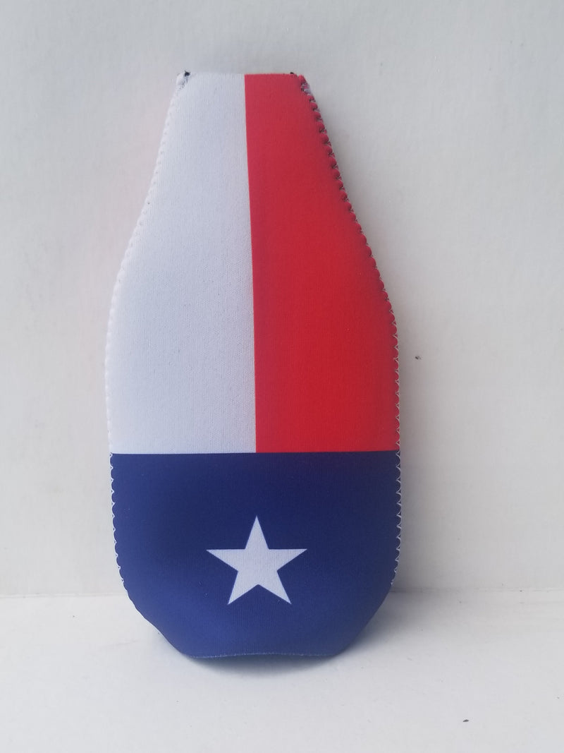 Texas Flag Flag Bottle Jacket Koozies