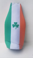 Irish Ireland Flag Bottle Jacket Koozie Shamrock