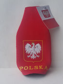 Polska Old Poland Flag Bottle Jacket Koozie Eagle