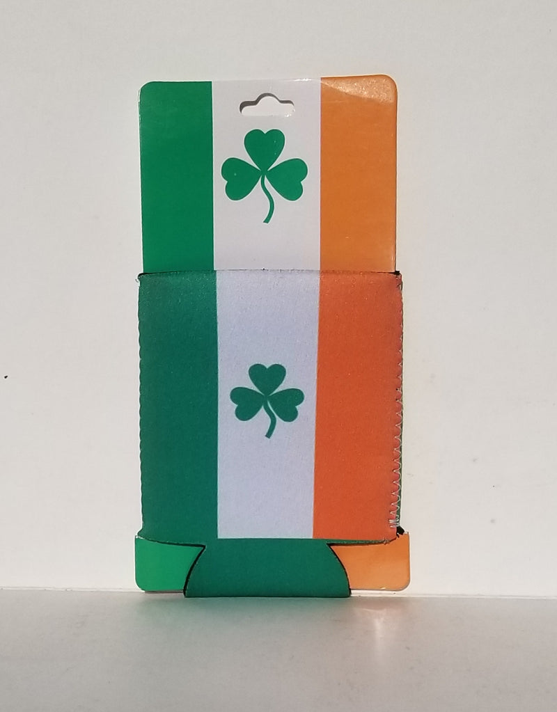 One Dozen Ireland Shamrock Can Holders Irish Koozies