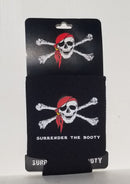 One Dozen Pirate Skull Surrender The Booty Can Holders Jolly Roger Koozies