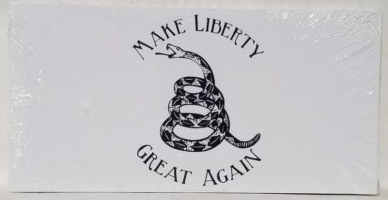 Gadsden Make Liberty Great Again Bumper Stickers Made in USA