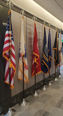 USA Government Indoor Flag Sets American POW MIA All Service Branches Bases Eagles Accessories