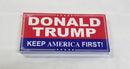 Donald Trump Keep America First! Made in USA Maga Nation 100% American Bumper Stickers 3.75"x7.5"